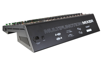 Audio Mixer 12 Mono + 2 Stereo Music Channels Dual Effects and Bluetooth